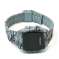 ساعت مچی کاسیو LED ال ای دی طوسی روشن