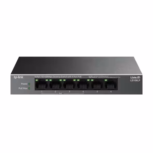 TP-LINK LS106LP 10/100 POE Desktop Switch - تکنو لینک 148