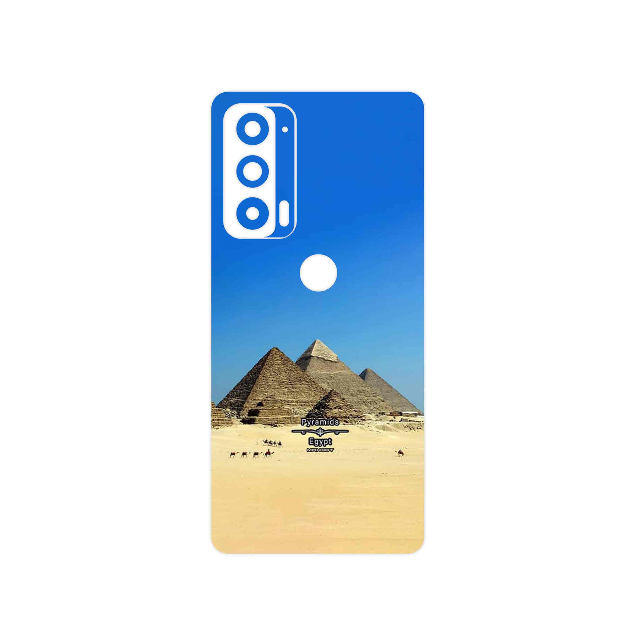 برچسب پوششی ماهوت مدل Pyramids of Egypt مناسب برای گوشی موبایل موتورولا Edge 20
