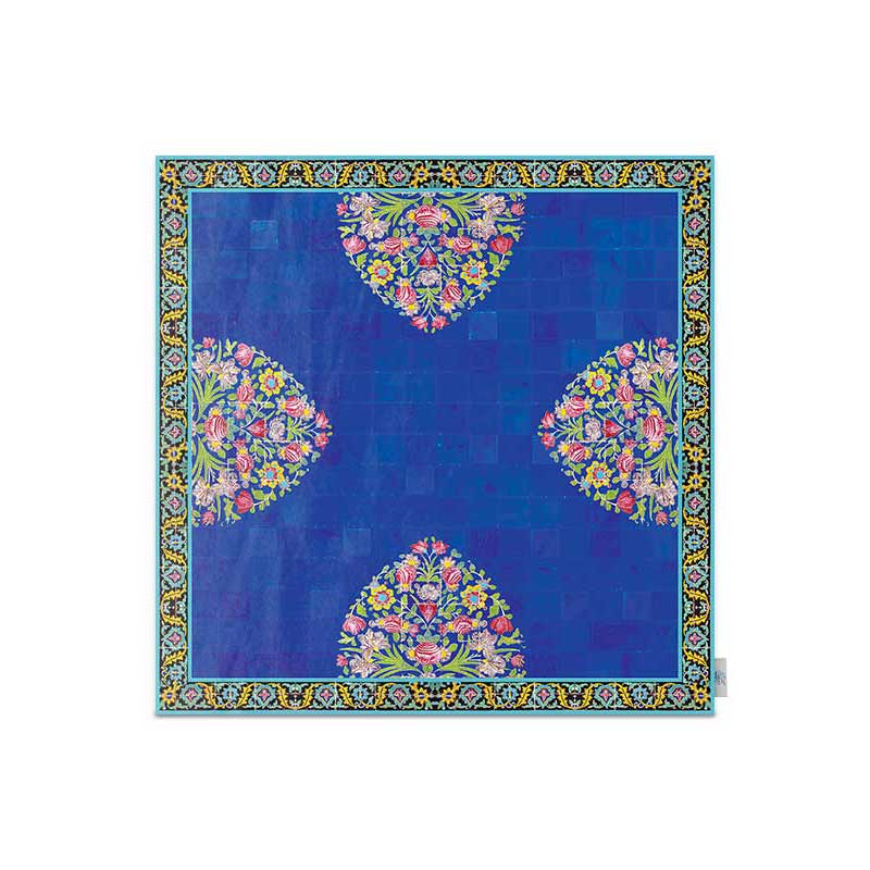 رومیزی شمسه نگار مدل گل کد DPR135