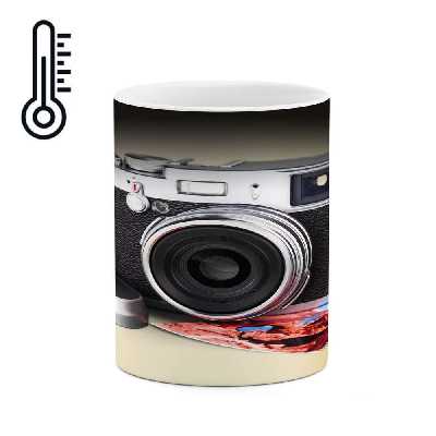 ماگ حرارتی کاکتی طرح دوربین عکاسی مدل mgh16994