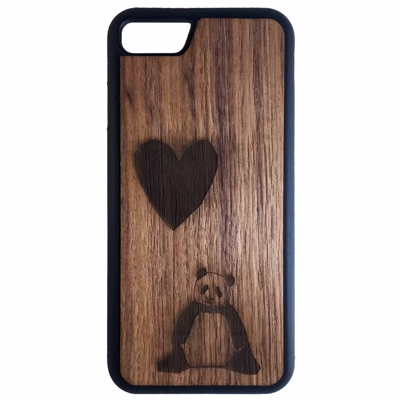 کاور طرح پاندا و قلب کد 6592 مناسب برای گوشی موبایل اپل iphone 7/8