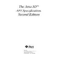 خرید و دانلود نسخه کامل کتاب The Java 3D API Specification, 2nd Edition