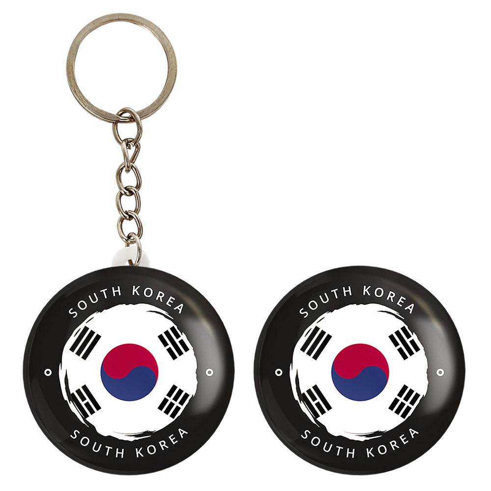 پیکسل خندالو مدل پرچم کره جنوبی کد 20554 به همراه جاکلیدی