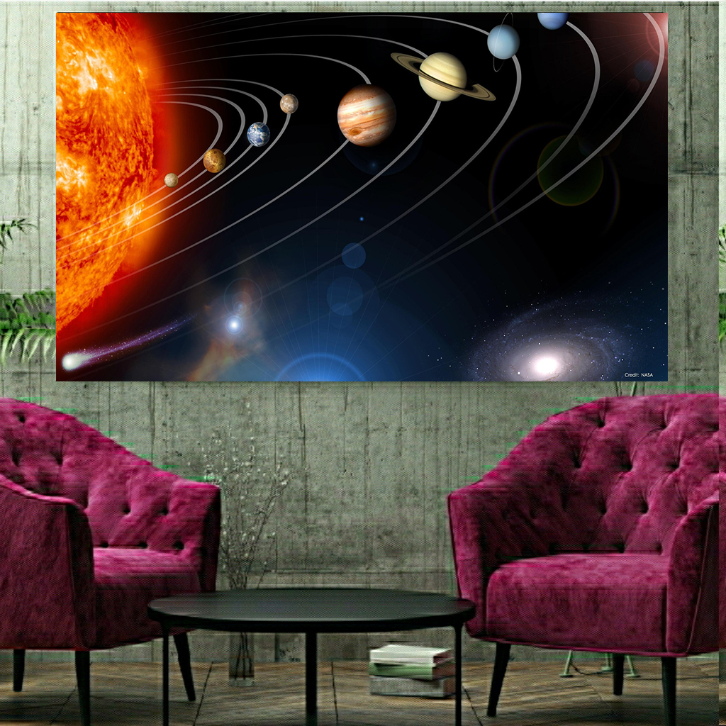 تابلو شاسی طرح مدرن کهکشان کد TP605