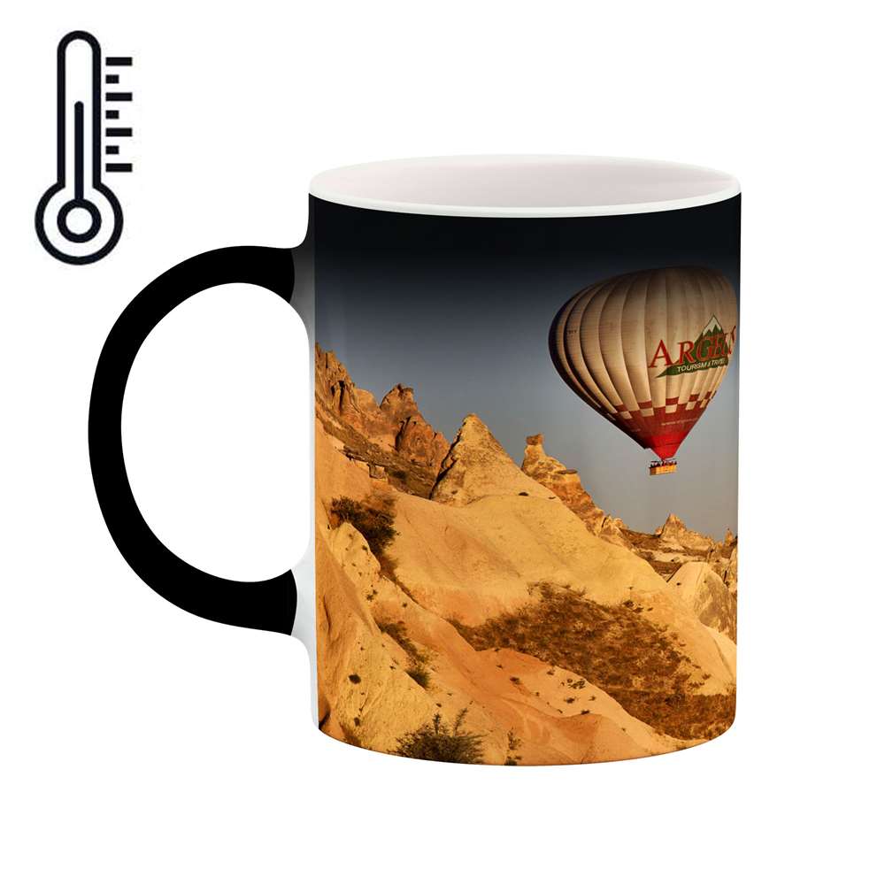 ماگ حرارتی کاکتی طرح بالن مدل mgh15771