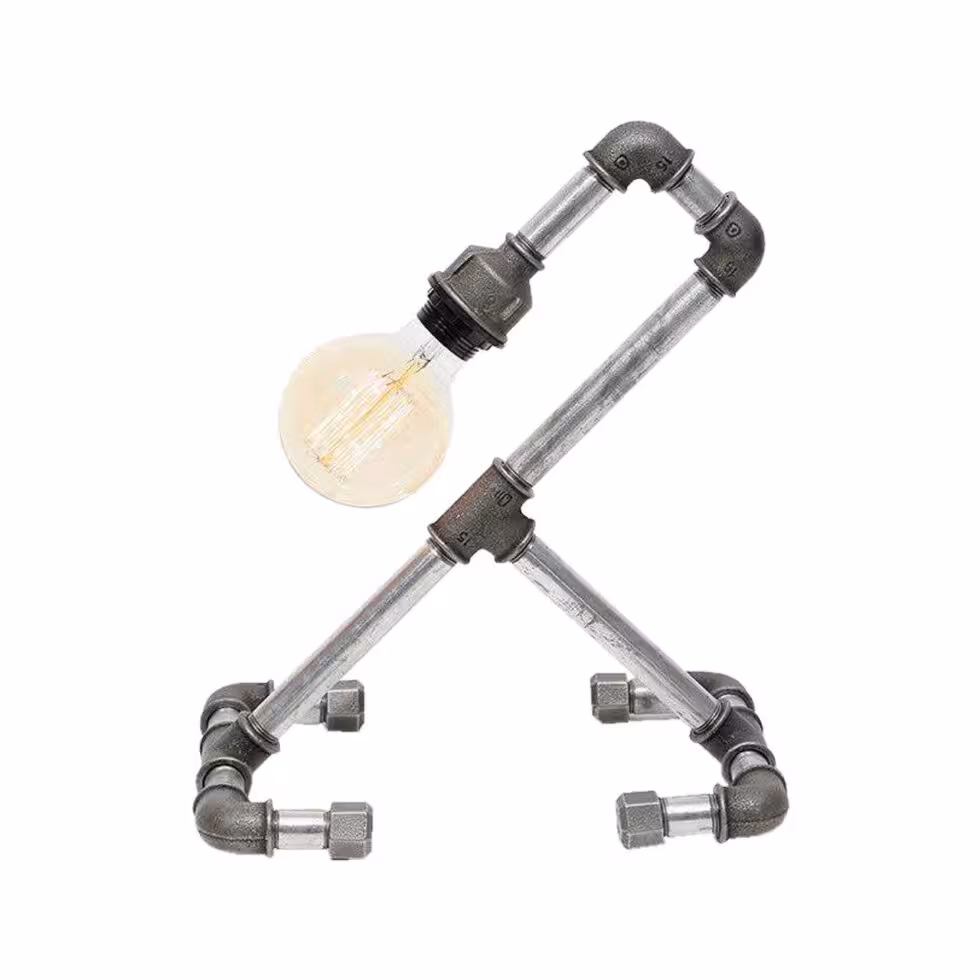 آباژور رومیزی پایپ مدرن کد 421