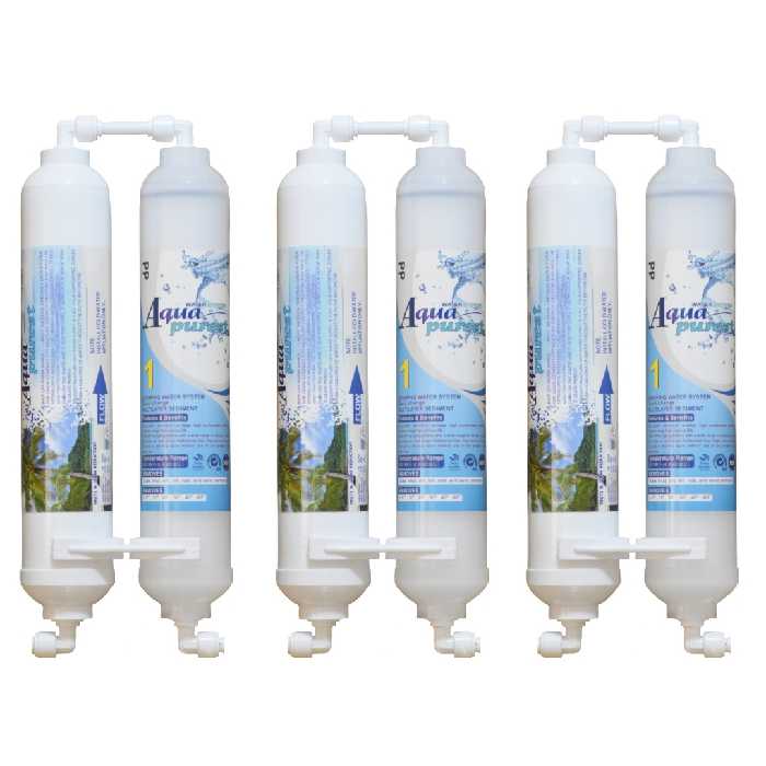 فیلتر تصفیه آب یخچال و فریزر آکوا پیورست مدل RX 2500G مجموعه 6 عددی