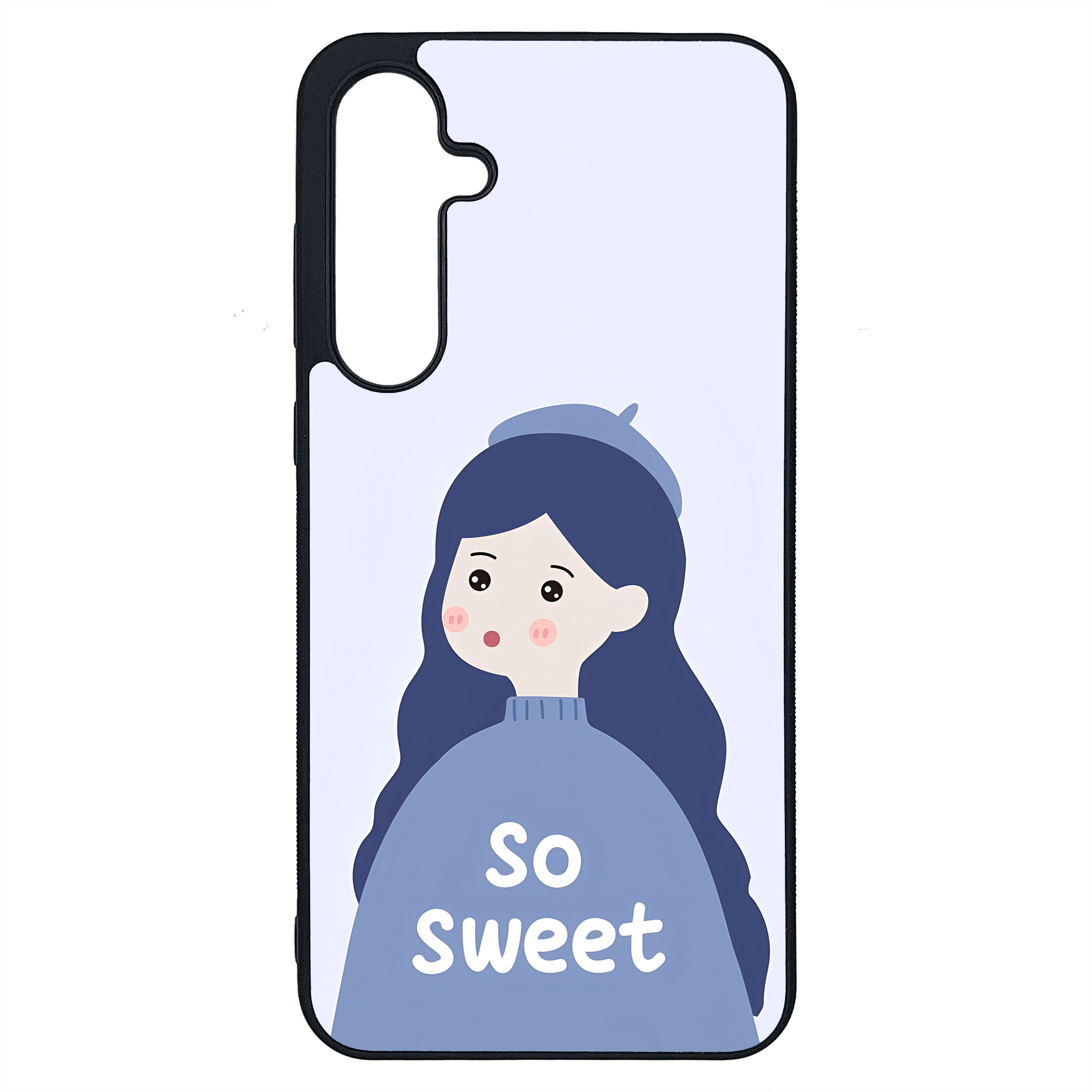 کاور طرح دختر کد G-105 مناسب برای گوشی موبایل سامسونگ Galaxy A55 | دیجی قاب دونی