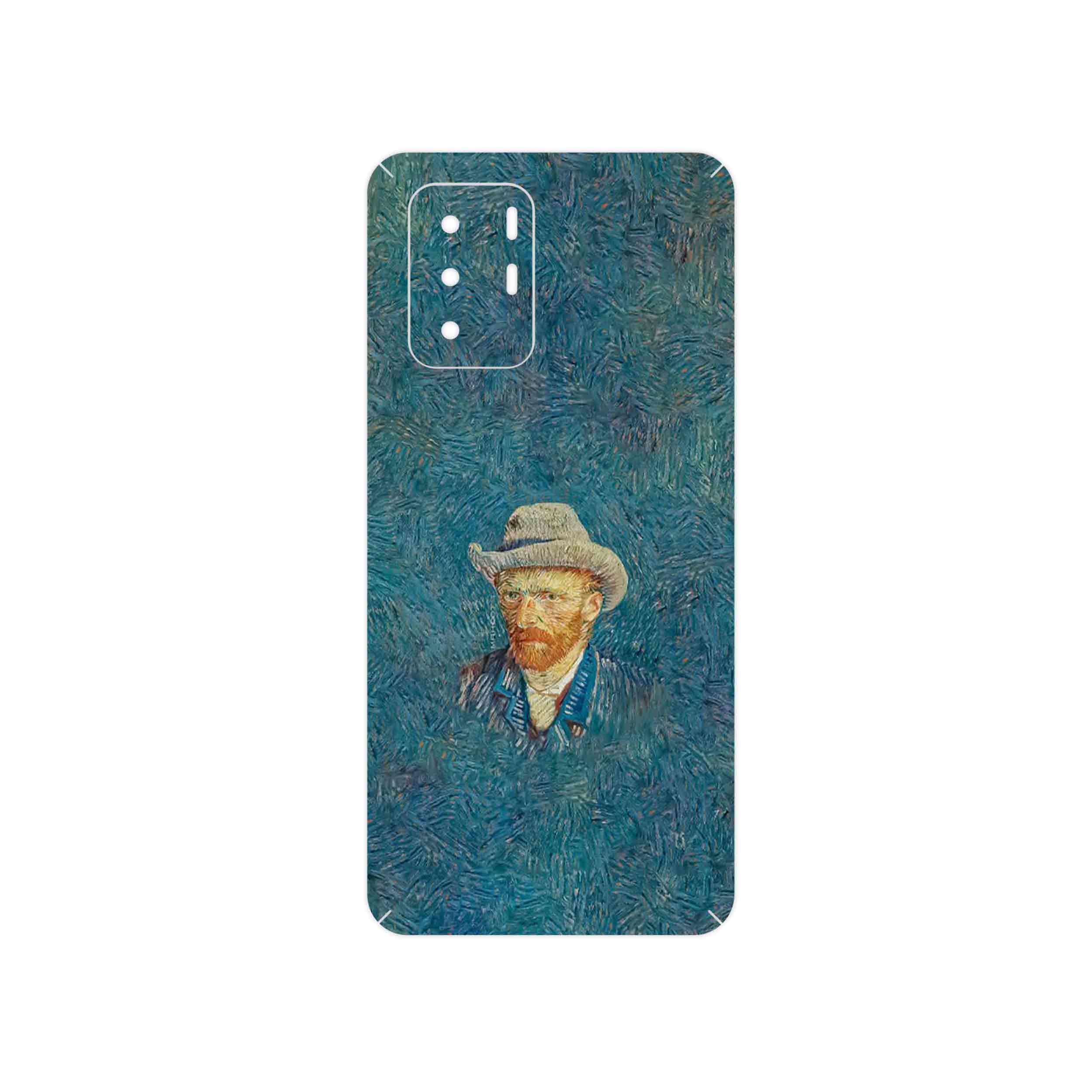 برچسب پوششی ماهوت مدل Self portrait with a gray felt hat مناسب برای گوشی موبایل شیائومی Poco X3 GT 5G