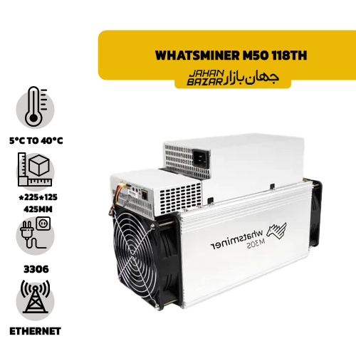 ماینر WhatsMiner M50 118th
