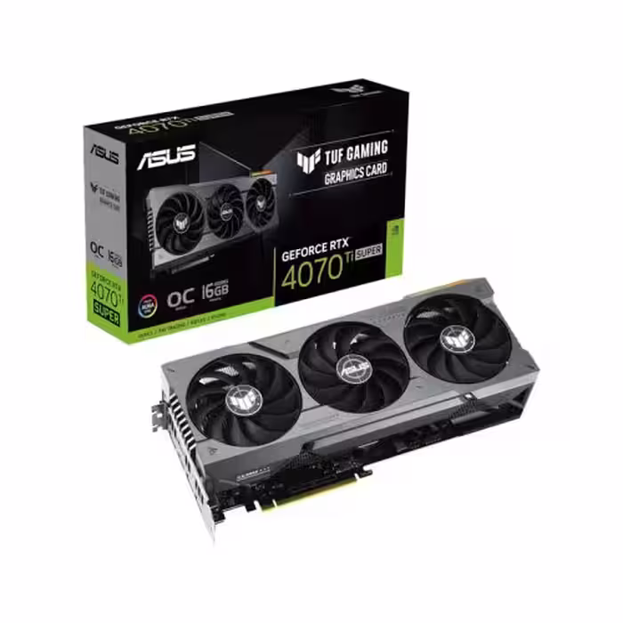 کارت گرافیک ایسوس در حد نو ASUS TUF Gaming GeForce RTX 4070 Ti  SUPER OC 16GB