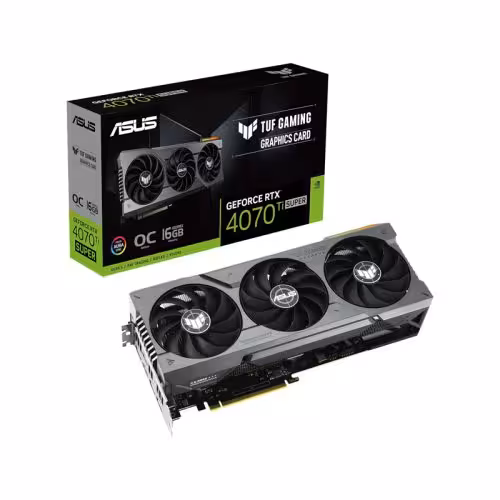کارت گرافیک ایسوس در حد نو ASUS TUF Gaming GeForce RTX 4070 Ti  SUPER OC 16GB