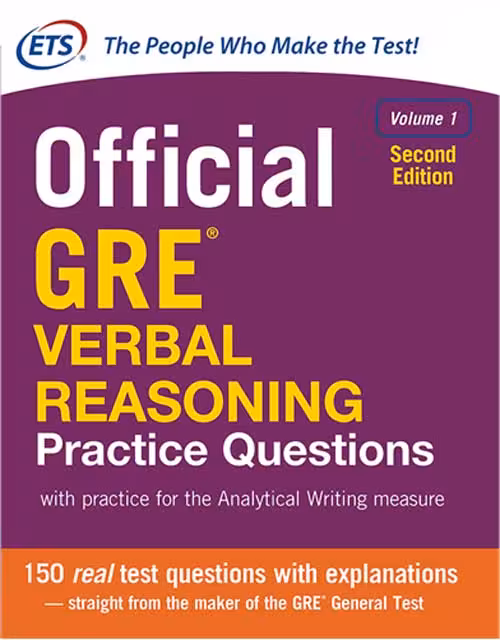 Official GRE Verbal Reasoning Practice Questions (2nd) V1