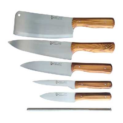 سرویس چاقو آشپزخانه 6 پارچه الماس زنجان مدل 03