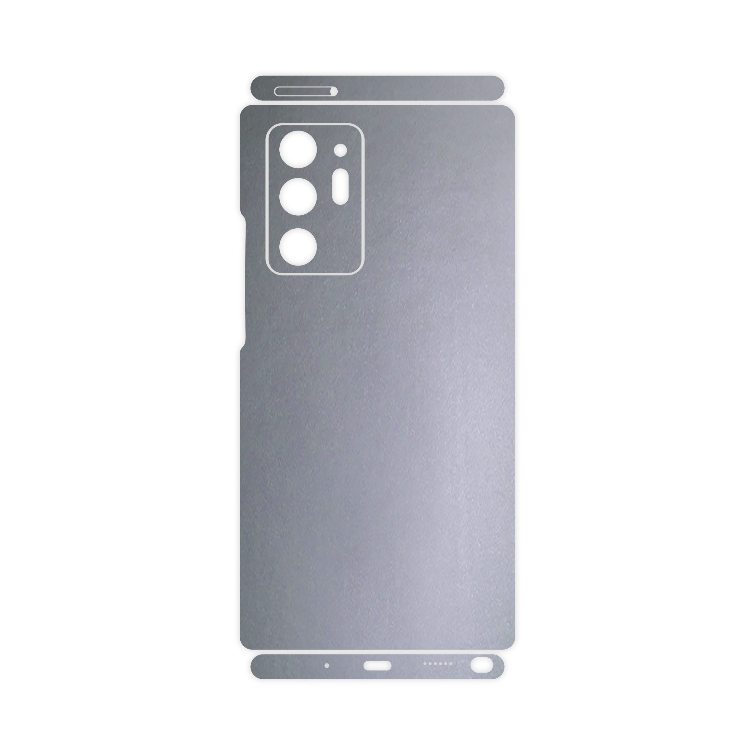 برچسب پوششی ماهوت مدل Matte-Silver-FullSkin مناسب برای گوشی موبایل سامسونگ Galaxy Note20 ULTRA