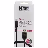 کابل usb2.0 به لایتنینگ کی نت سفید اورجینال