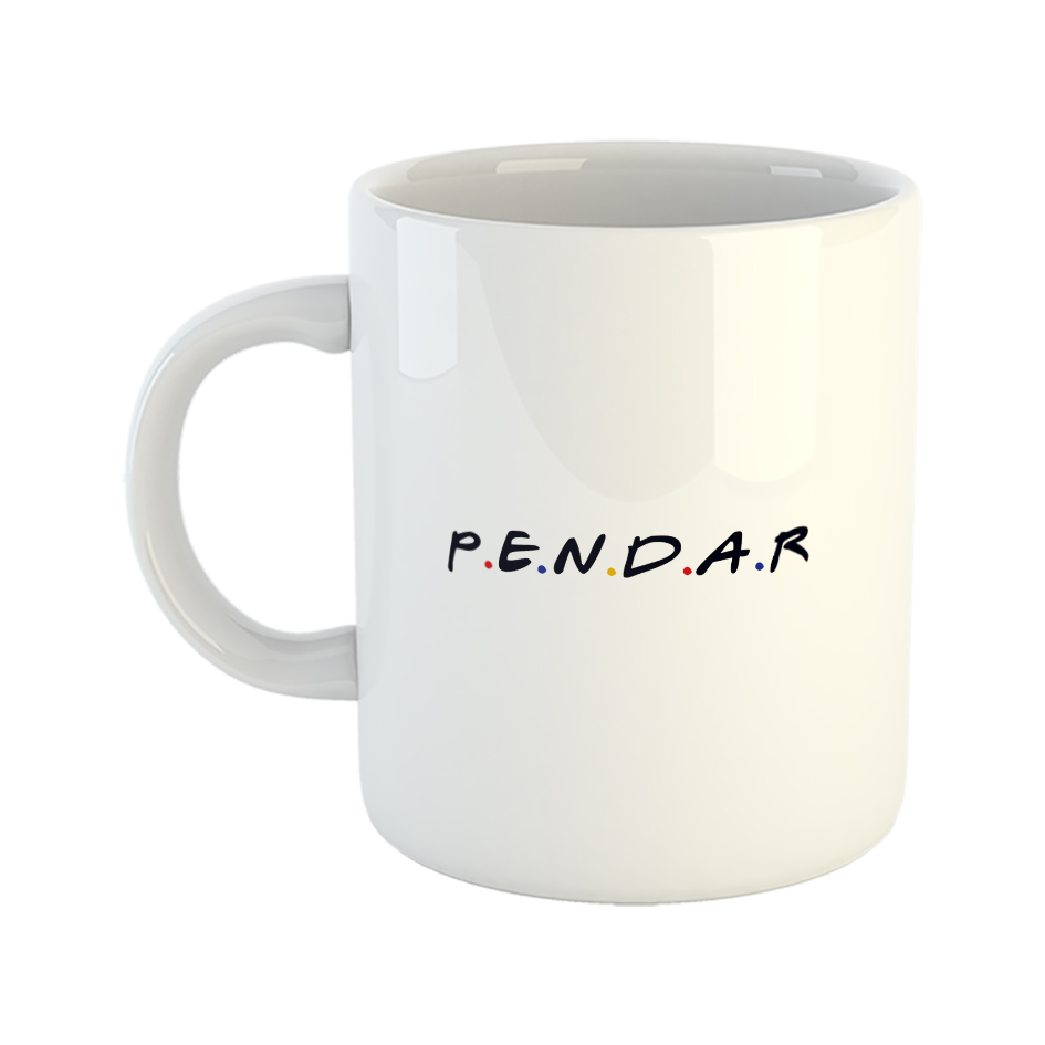 ماگ طرح فرندز مدل پندار