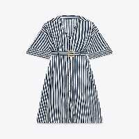 لباس بلند زنانه زارا STRIPED LINEN BLEND MIDI DRESS | تهران زارا TehranZara
