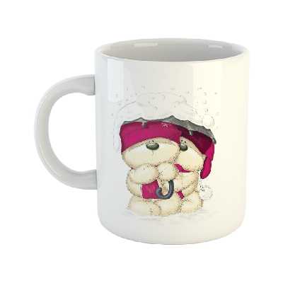 ماگ طرح زمستانی مدل خرس