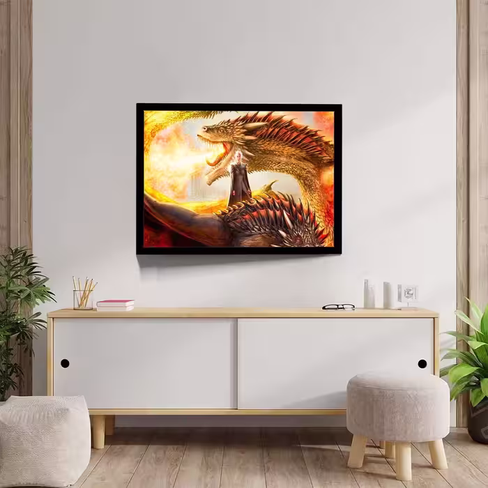 تابلو مدل mother of dragons کد F-14020