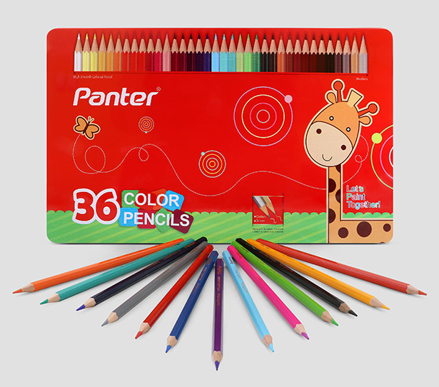 مداد رنگی 36 رنگ پنتر جعبه فلزی