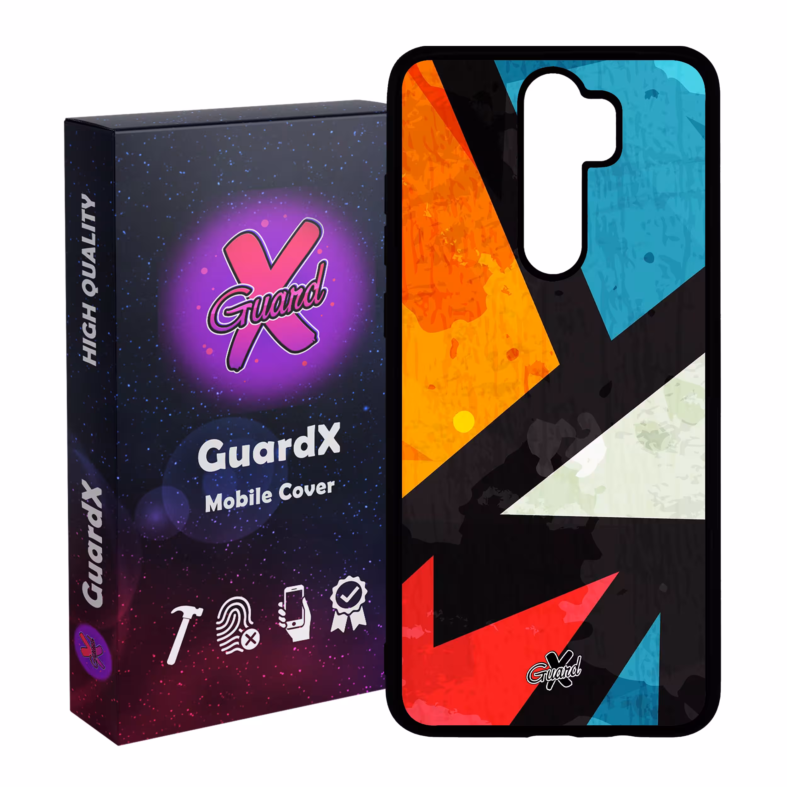 کاور گارد ایکس طرح Colors مدل Glass10176 مناسب برای گوشی موبایل شیائومی Redmi 9 / 9 Prime
