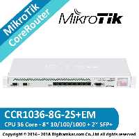کر روتر میکروتیک مدل CCR1036-8G-2S EM