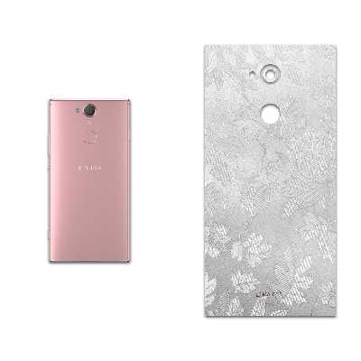 برچسب پوششی ماهوت مدل Silver-Wildflower مناسب برای گوشی موبایل سونی Xperia XA2 Ultra