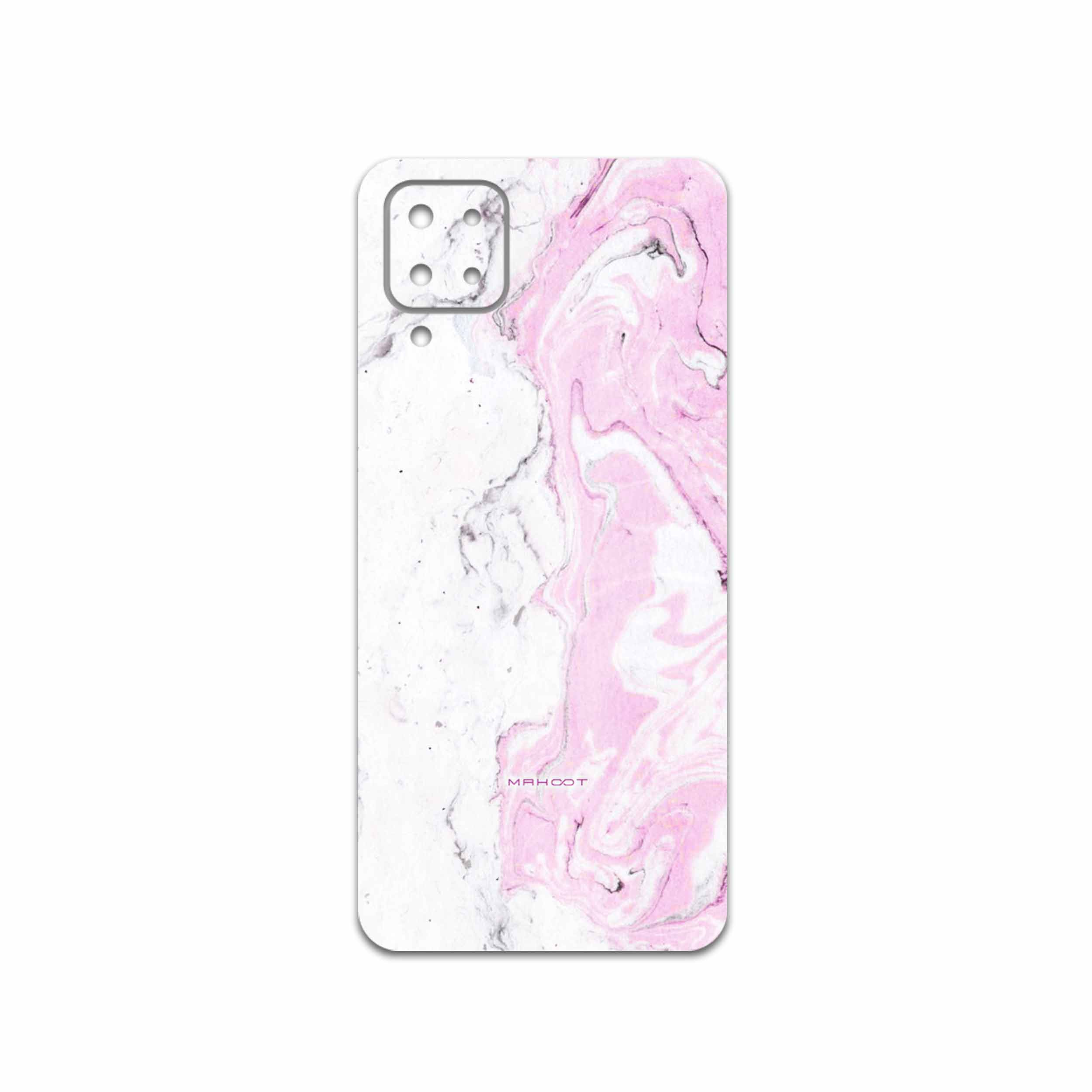 برچسب پوششی ماهوت مدل Blanco-Pink-Marble مناسب برای گوشی موبایل سامسونگ Galaxy M12