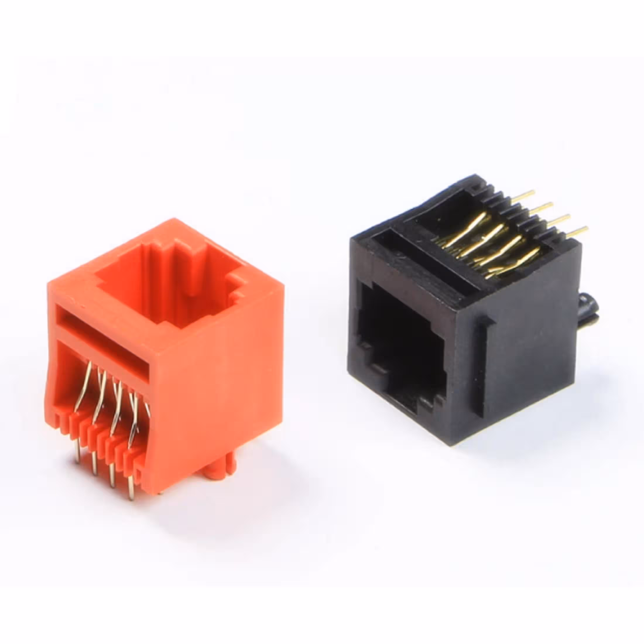 کانکتور شبکه Rj45 صاف (عمودی) مدل rj45-f-180 - تلسا ضبط مکالمات