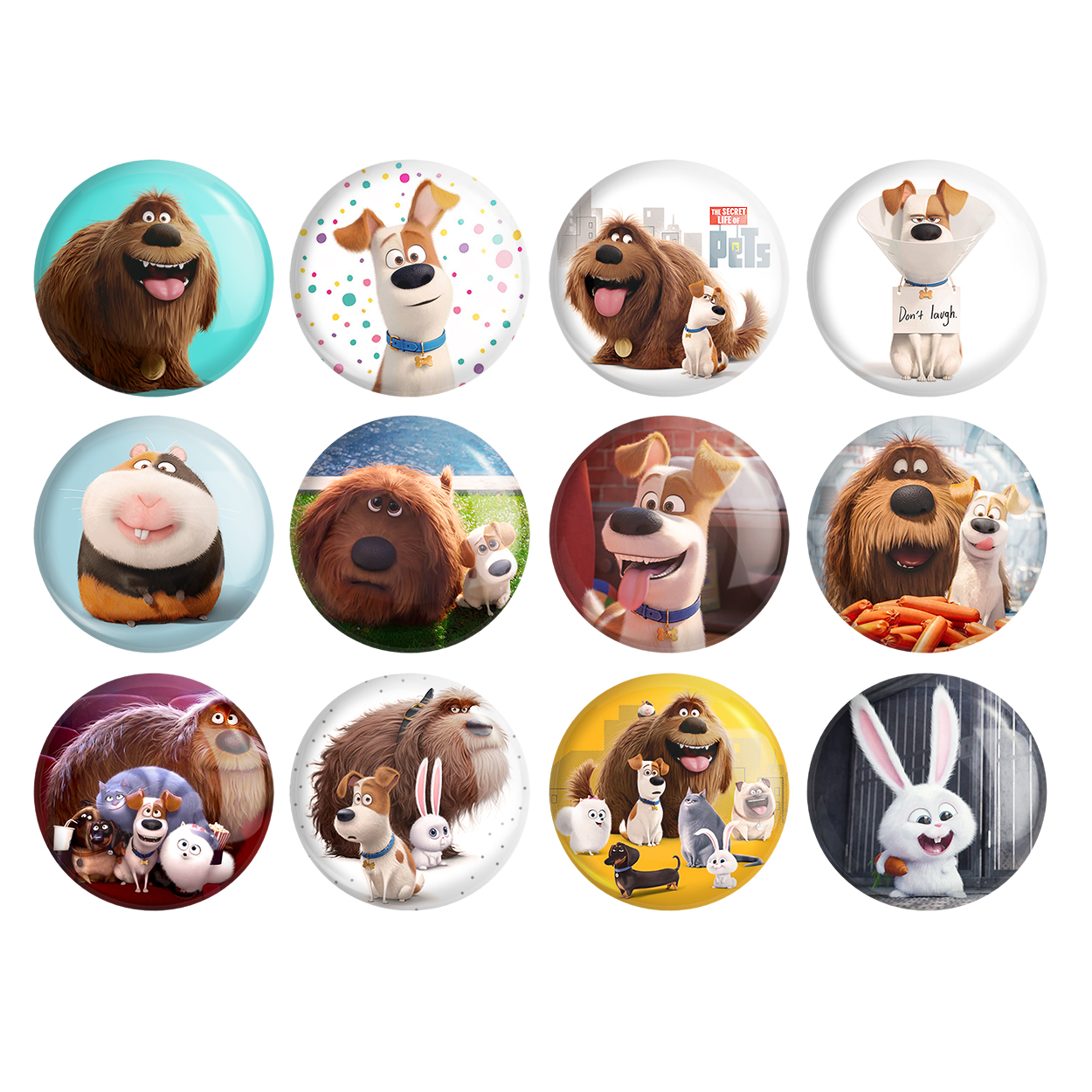 پیکسل خندالو مدل زندگی پنهان حیوانات خانگی کد 390 مجموعه 12 عددی