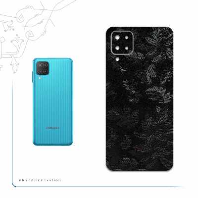 برچسب پوششی ماهوت مدل Black-Wildflower مناسب برای گوشی موبایل سامسونگ Galaxy M12