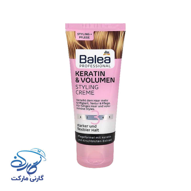 کرم کراتینه مو و حجم دهنده بدون آمونیاک باله آ اصل