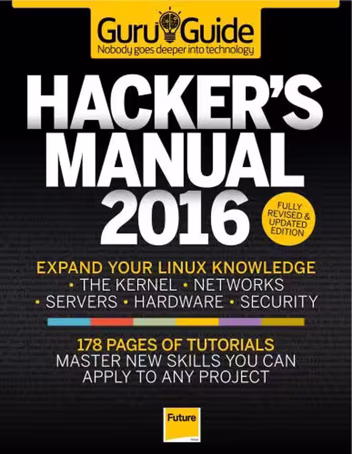خرید و دانلود نسخه کامل کتاب The Hackers Manual 2016