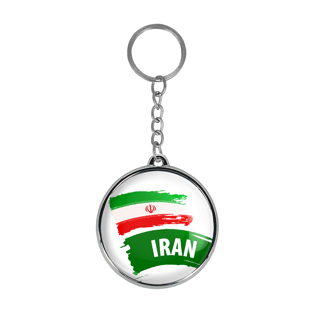 جاکلیدی خندالو طرح پرچم ایران مدل دوطرفه کد 2052420521
