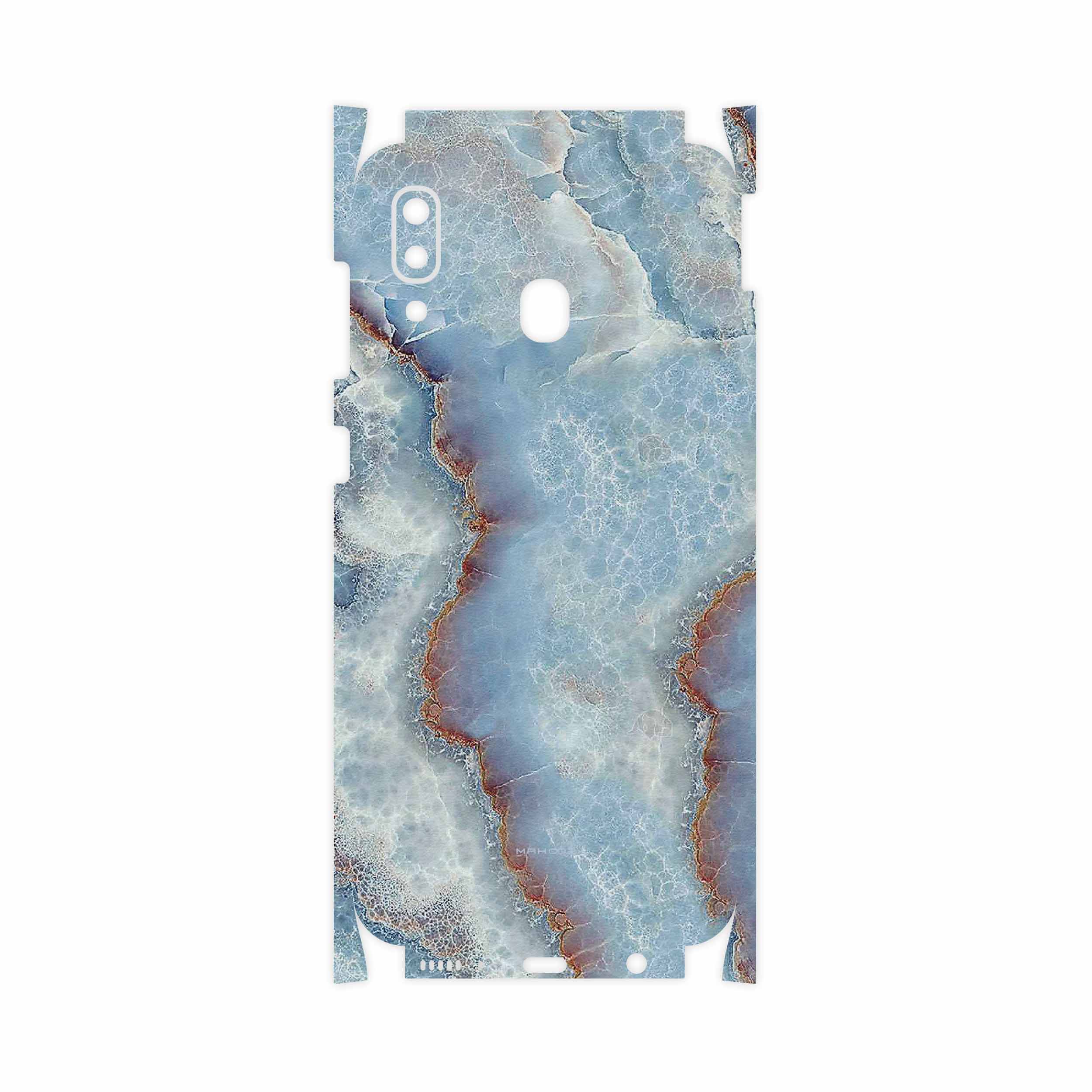 برچسب پوششی ماهوت مدل Blue Ocean Marble-FullSkin مناسب برای گوشی موبایل سامسونگ Galaxy M10s