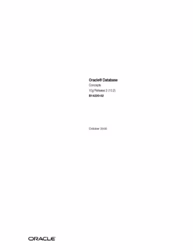 خرید و دانلود نسخه کامل کتاب Oracle Database Concepts, 10g Release 2 (10.2) b14220