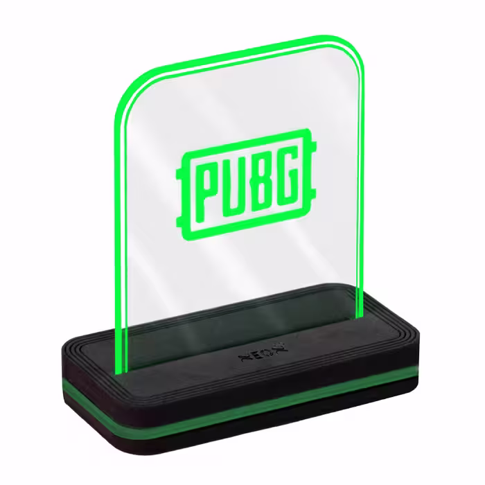 چراغ رومیزی نئون مدل PUBG