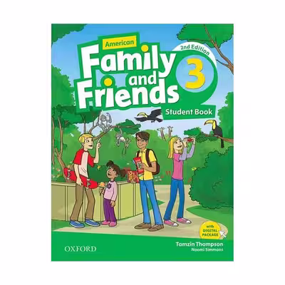 کتاب American Family and Friends 2nd 3  اثرجمعی از نویسندگان انتشارات جنگل