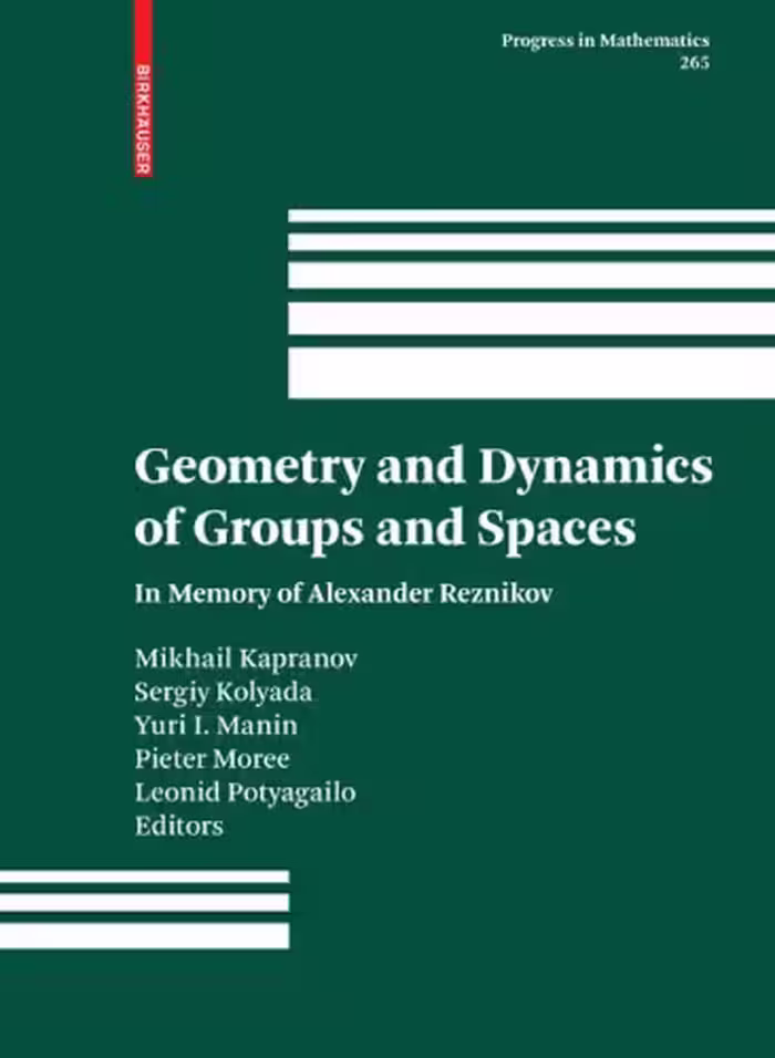 خرید و دانلود نسخه کامل کتاب Geometry and dynamics of groups and spaces: In memory of A.Reznikov