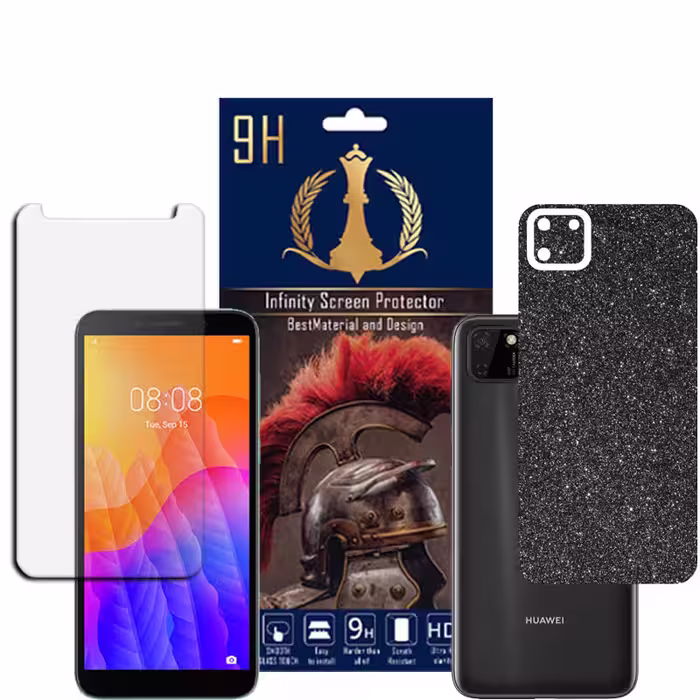 برچسب پوششی اینفینیتی مدل PRO MAX مناسب برای گوشی موبایل هوآوی Y5P به همراه محافظ صفحه نمایش