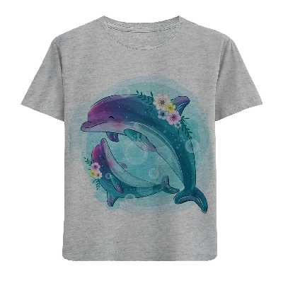 تی شرت بچگانه مدل دلفین F159