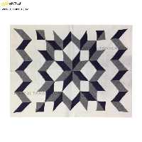 شال مبل بافت سوپر (تراکم بالا) طرح سه بعدی سایز 150×200 منگوله دار