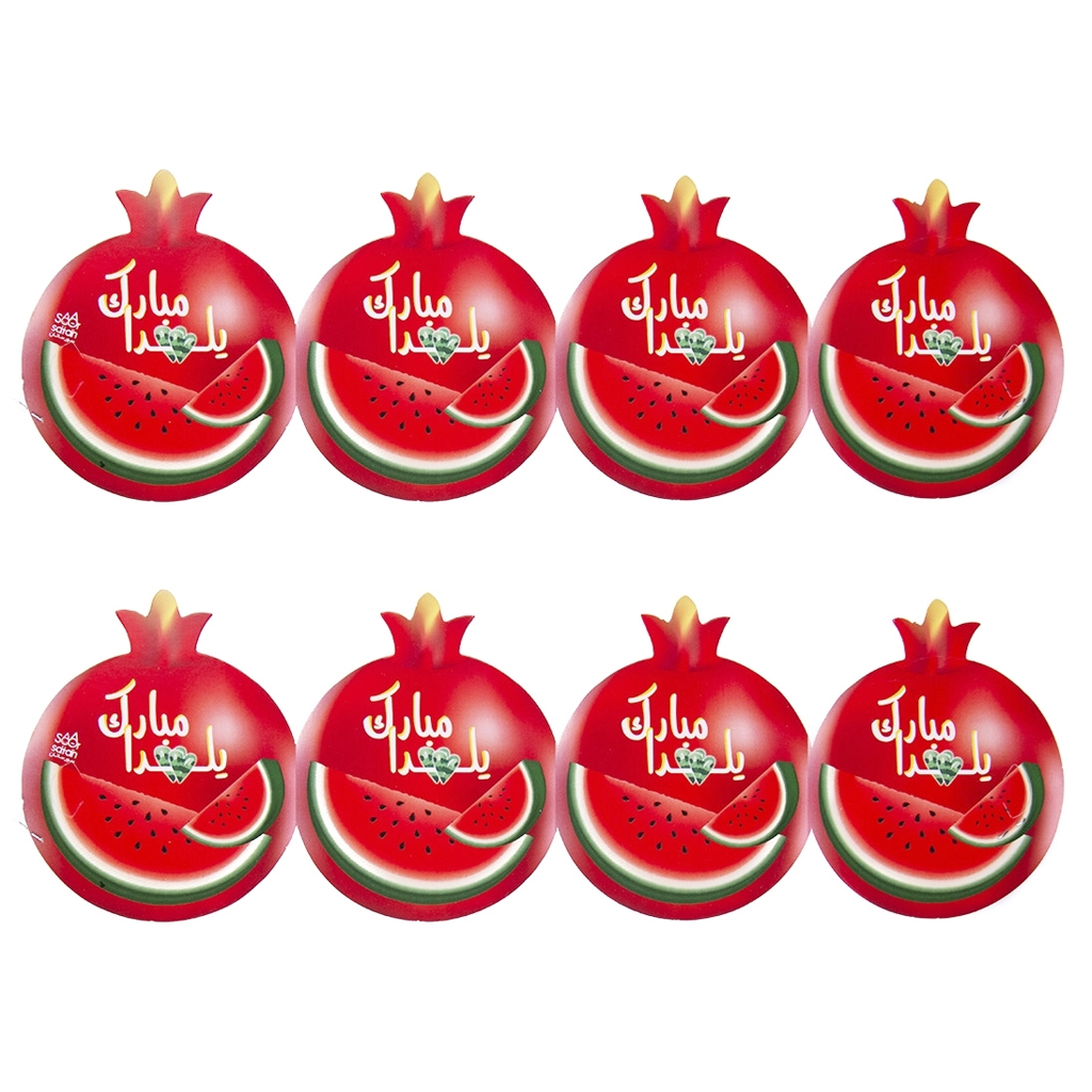 تاج سر مدل یلدا طرح انار بسته 6 عددی
