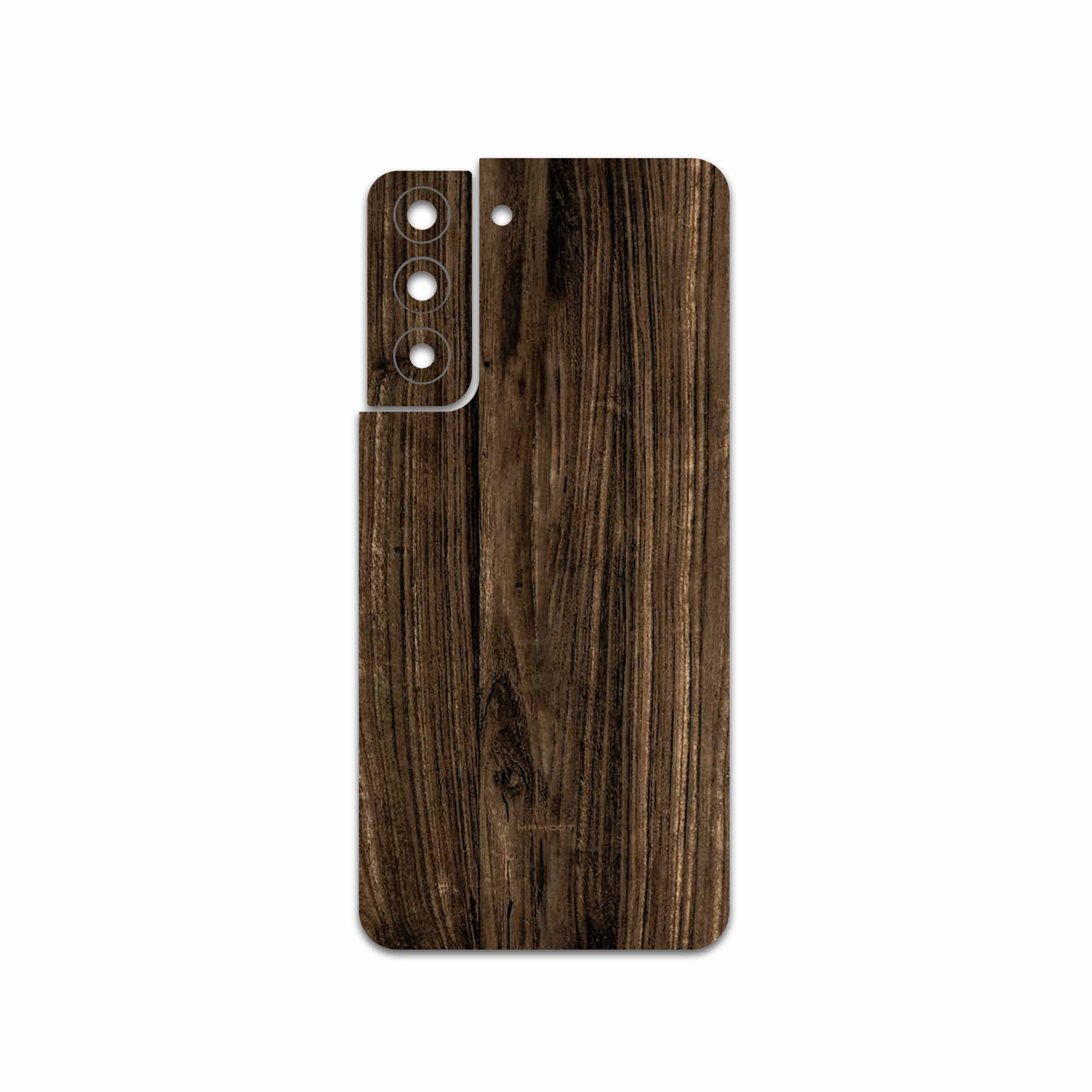 برچسب پوششی ماهوت مدل Dark-Walnut-Wood مناسب برای گوشی موبایل سامسونگ Galaxy S21 FE 5G