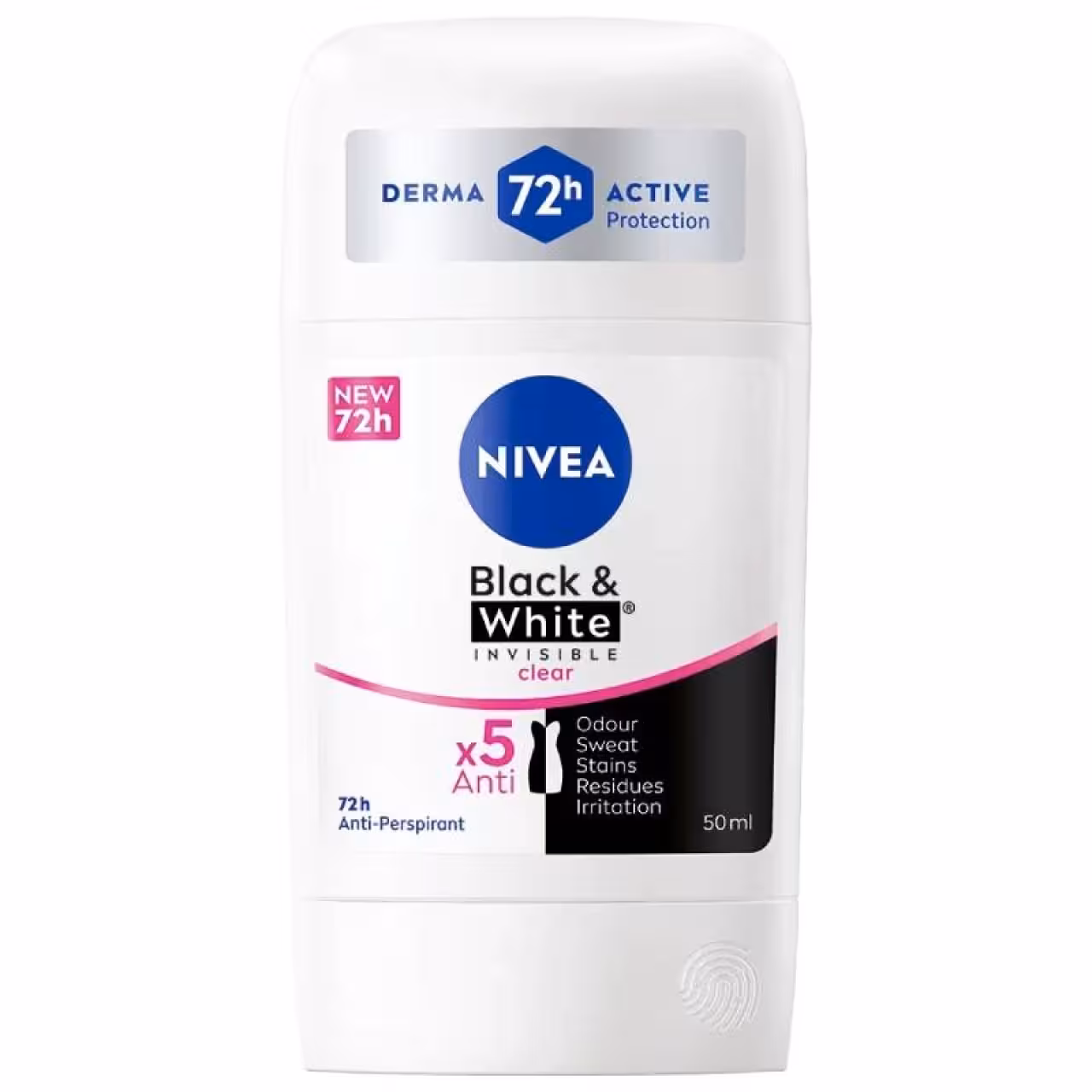 مام صابونی زنانه نیوا Nivea Black &amp; White Clear حجم 50 میلی لیتر