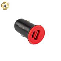 شارژر فندکی 18 وات هترون مدل HCC2181PQ به همراه کابل USB-C