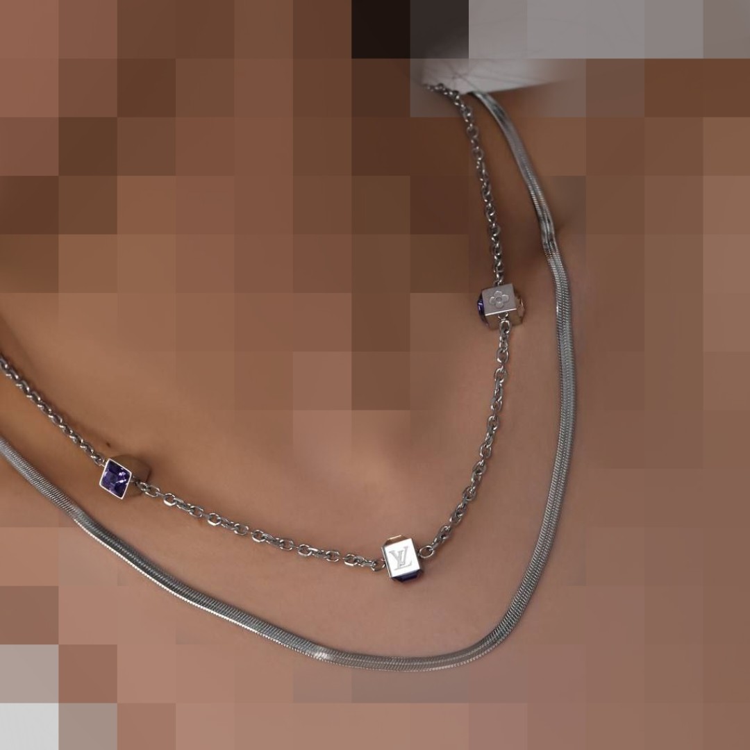 گردنبند دو لاین 