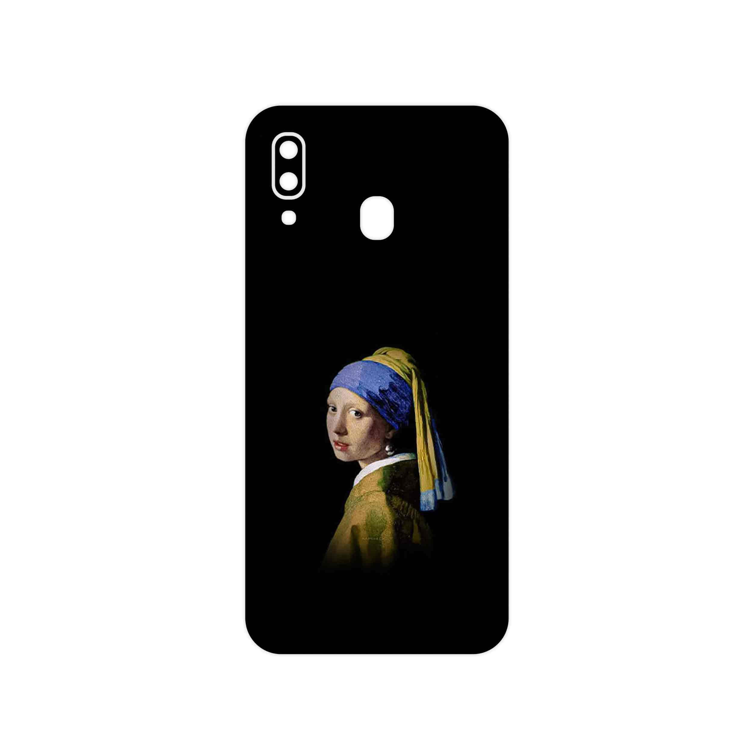 برچسب پوششی ماهوت مدل Girl with a Pearl Earring of Vermeer مناسب برای گوشی موبایل سامسونگ Galaxy M10s